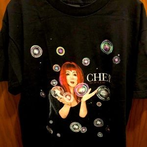 CHER t- shirt L. From Mpls tour! Collector !!